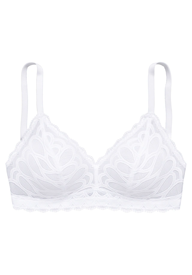 Vivance Bralette-BH », Spitzen-BH, BH ohne Bügel,« aus Spitze und feinem Mesh, bequemer BH, große Größen