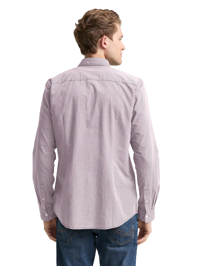 TOM TAILOR Langarmhemd mit Brust Tasche