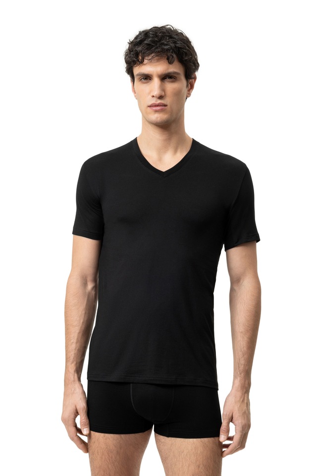 Mey V-Shirt »Hybrid« Geruchshemmend, Atmungsaktiv, Anti-Schweißfleck