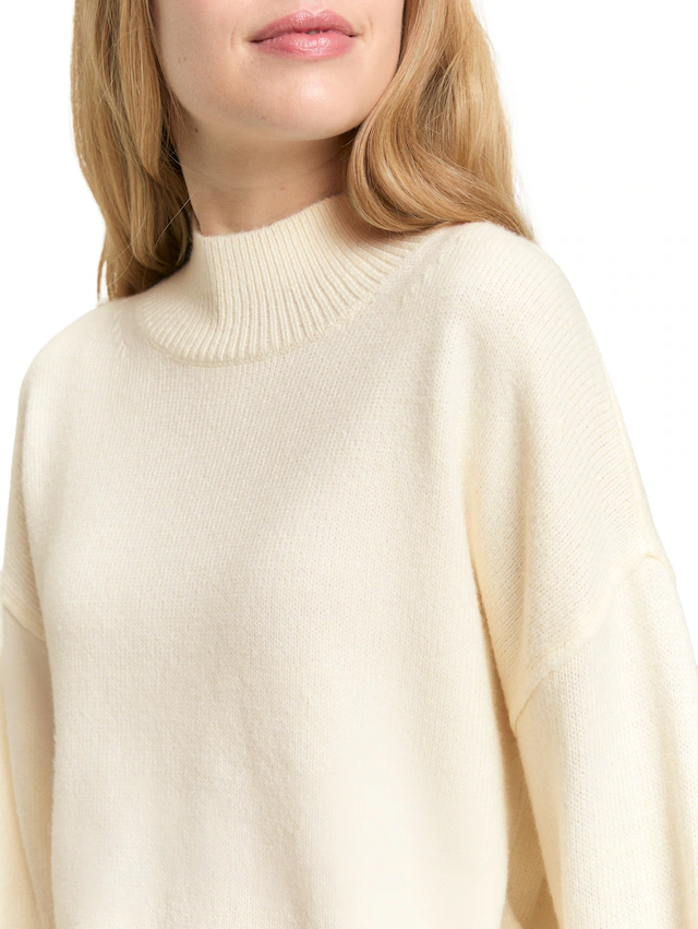 TOM TAILOR Strickpullover mit Rippbündchen
