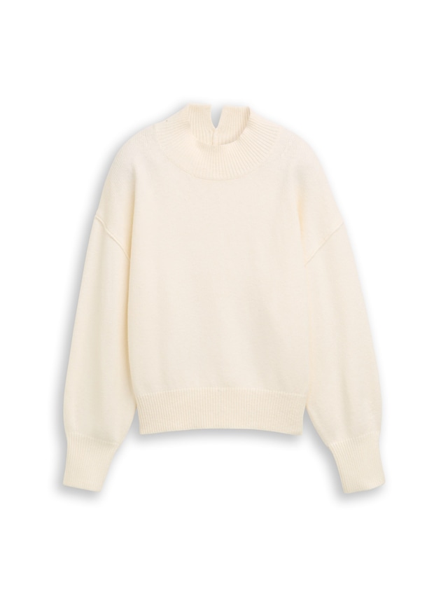 TOM TAILOR Strickpullover mit Rippbündchen
