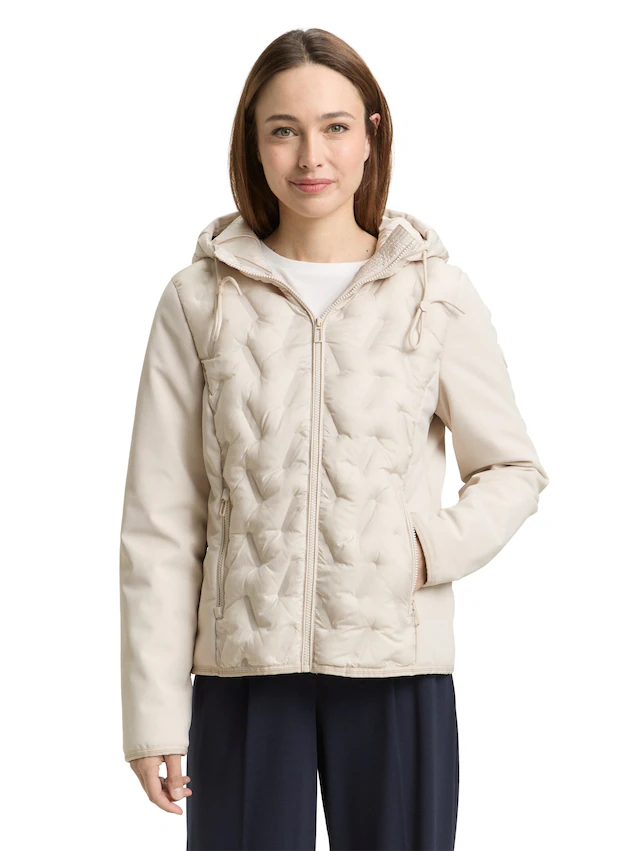 TOM TAILOR Steppjacke mit Kapuze mit Kapuze