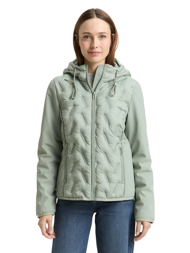 TOM TAILOR Steppjacke mit Kapuze mit Kapuze