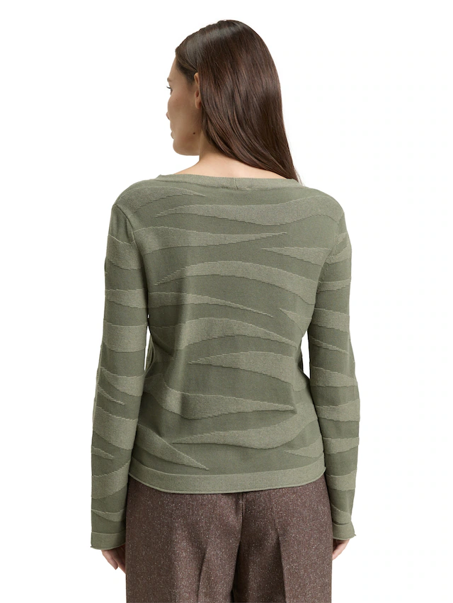 TOM TAILOR Strickpullover mit Struktur Muster