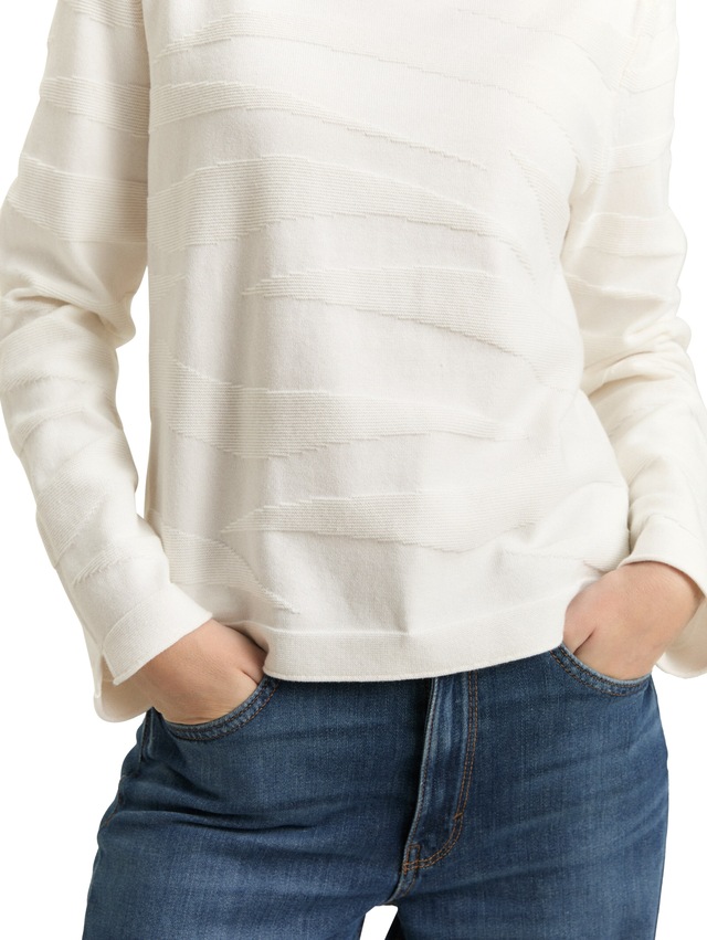 TOM TAILOR Strickpullover mit Struktur Muster