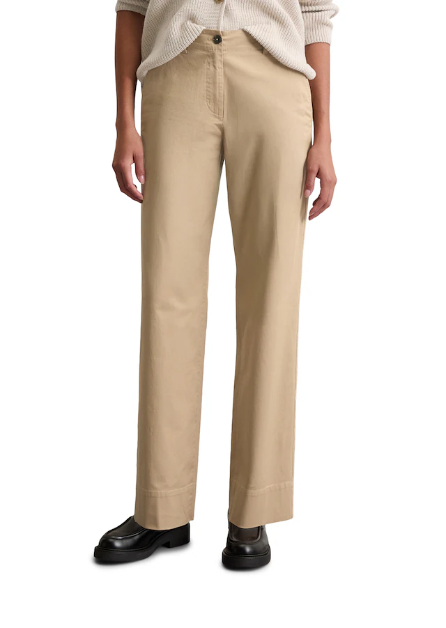 Marc O'Polo Chinohose »Lande« weit, aus stretchigem Organic Cotton-Twill