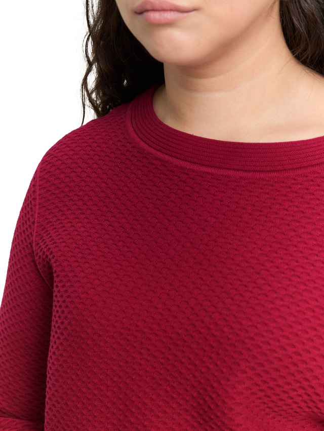 TOM TAILOR PLUS Strickpullover mit Struktur-Muster
