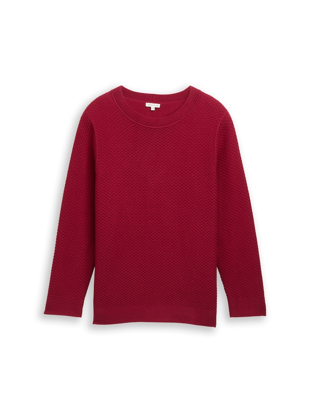 TOM TAILOR PLUS Strickpullover mit Struktur-Muster