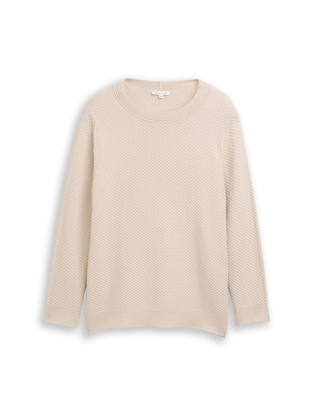 TOM TAILOR PLUS Strickpullover mit Struktur-Muster