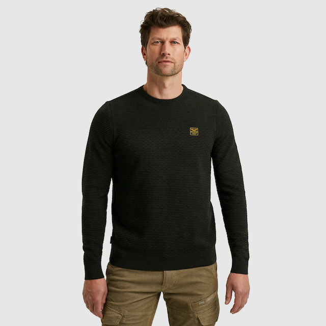 PME LEGEND Strickpullover mit Strick-Muster