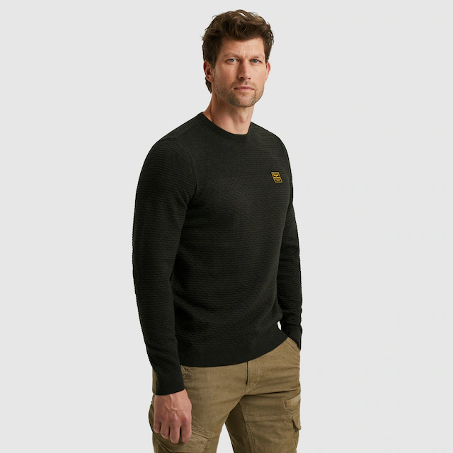 PME LEGEND Strickpullover mit Strick-Muster