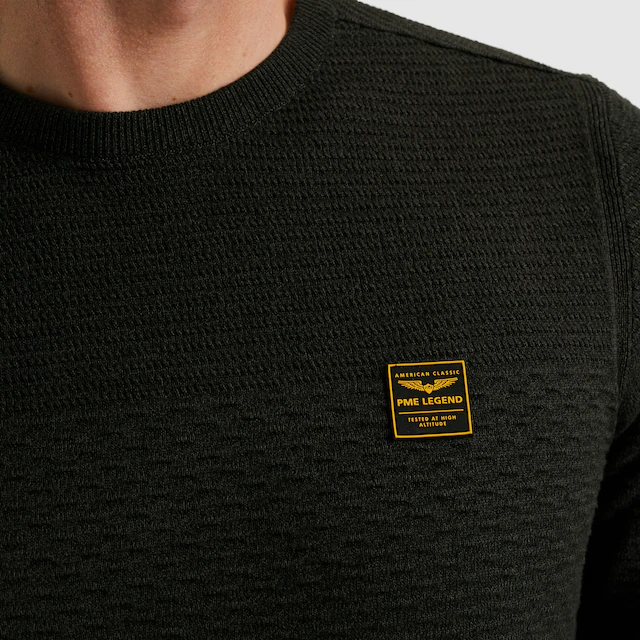 PME LEGEND Strickpullover mit Strick-Muster