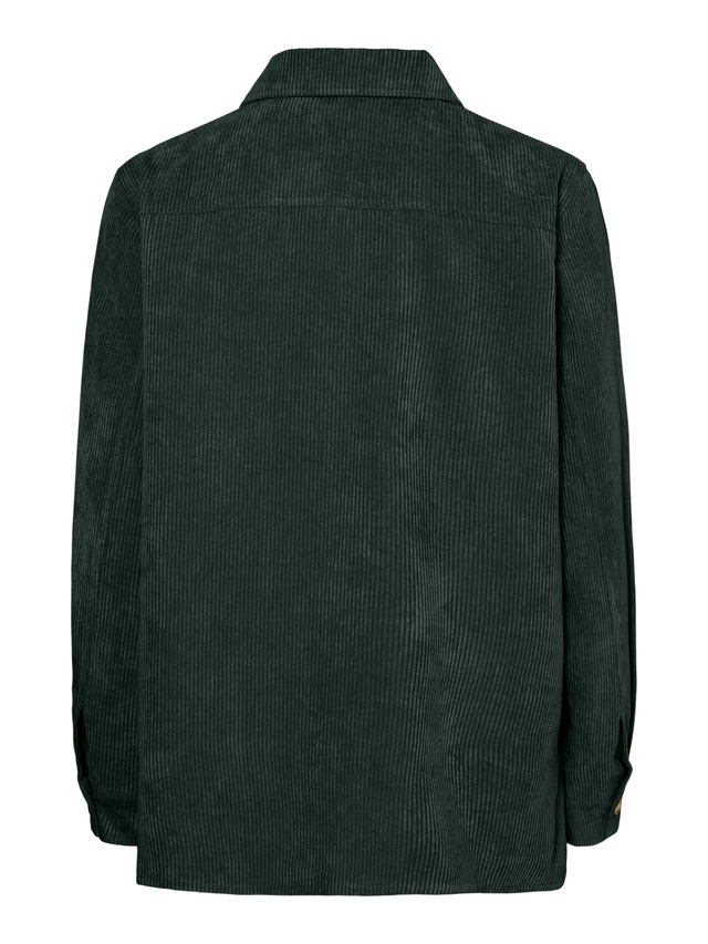 pieces Hemdbluse »PCEFFI LS SHIRT WVN NOOS« Materialmix, loose fit