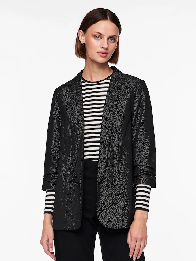pieces Longblazer »PCBOSELLA 3/4 GLITTER BLAZER NOOS«