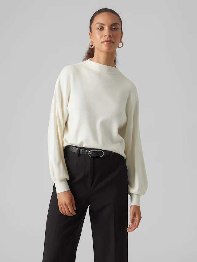 Vero Moda Strickpullover »VMNANCY LS FUNNELNK PULLOVER GA«