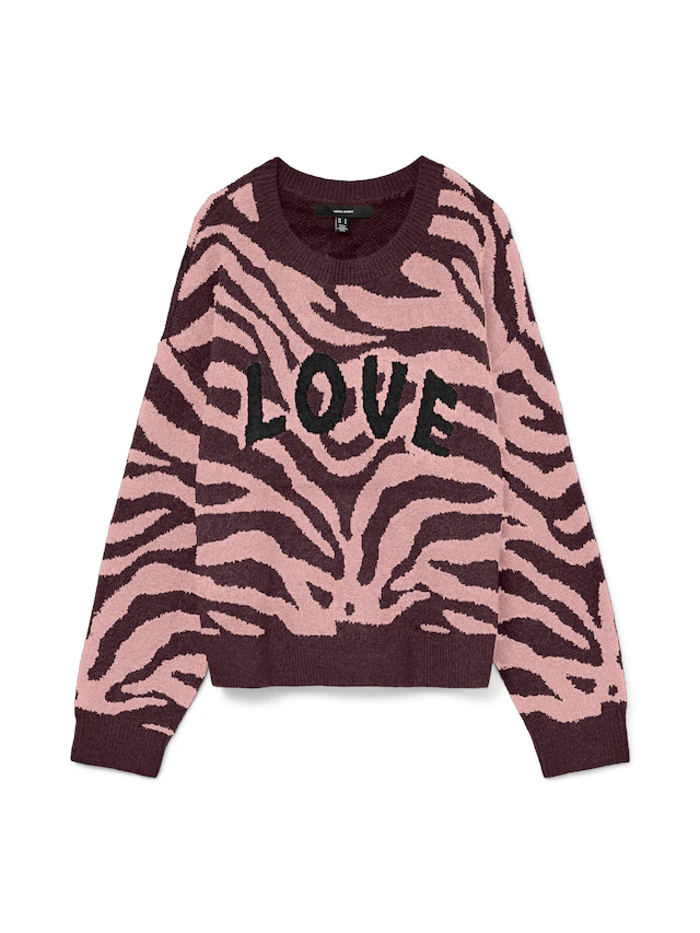 Vero Moda Strickpullover »VMNEWKAI LS O-NECK PULLOVER BOO«