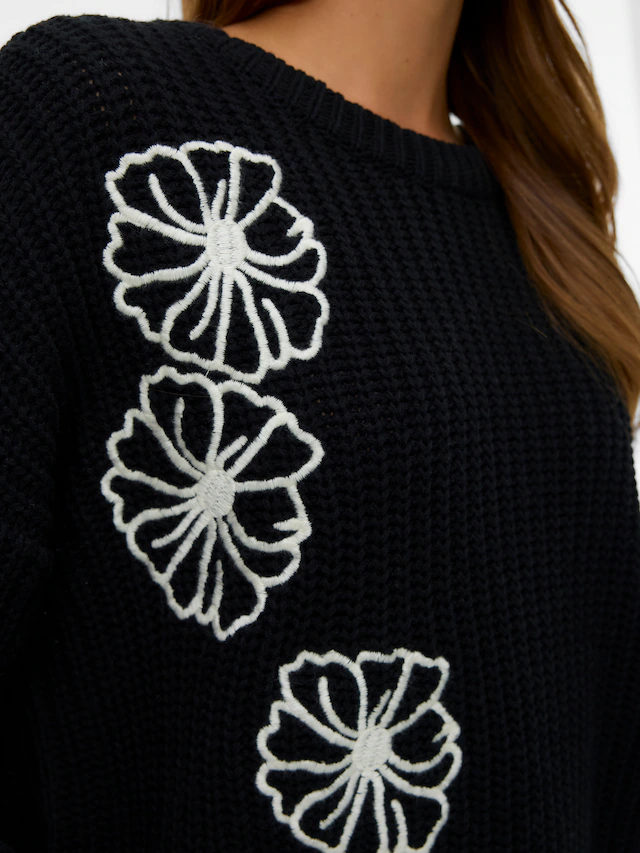 Vero Moda Rundhalspullover »VMLAURA LS O-NECK PULLOVER BOO«