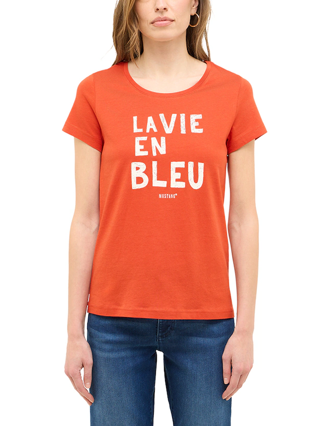MUSTANG Kurzarmshirt »Damen Style Alma«