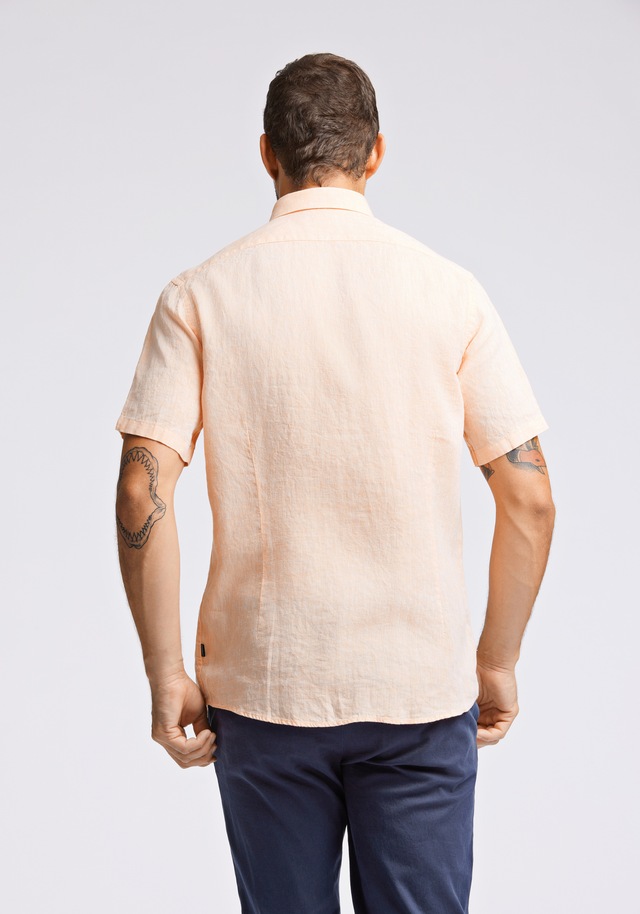 LINDBERGH Leinenhemd »Leinenhemd (Kurzarm) Modern Fit«