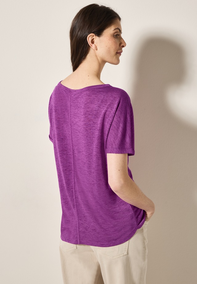 Cecil Print-Shirt im angenehmen Materialmix