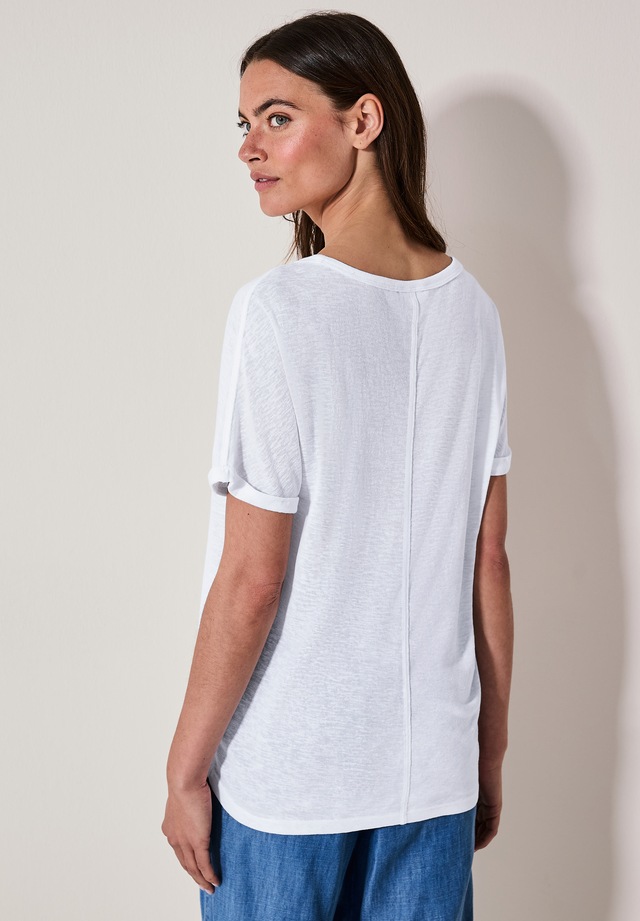 Cecil Print-Shirt im angenehmen Materialmix