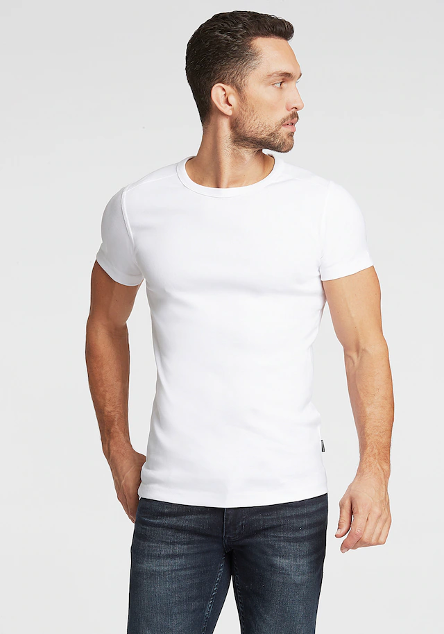 LINDBERGH Kurzarmshirt »T-Shirt (Kurzarm) Slim Fit«