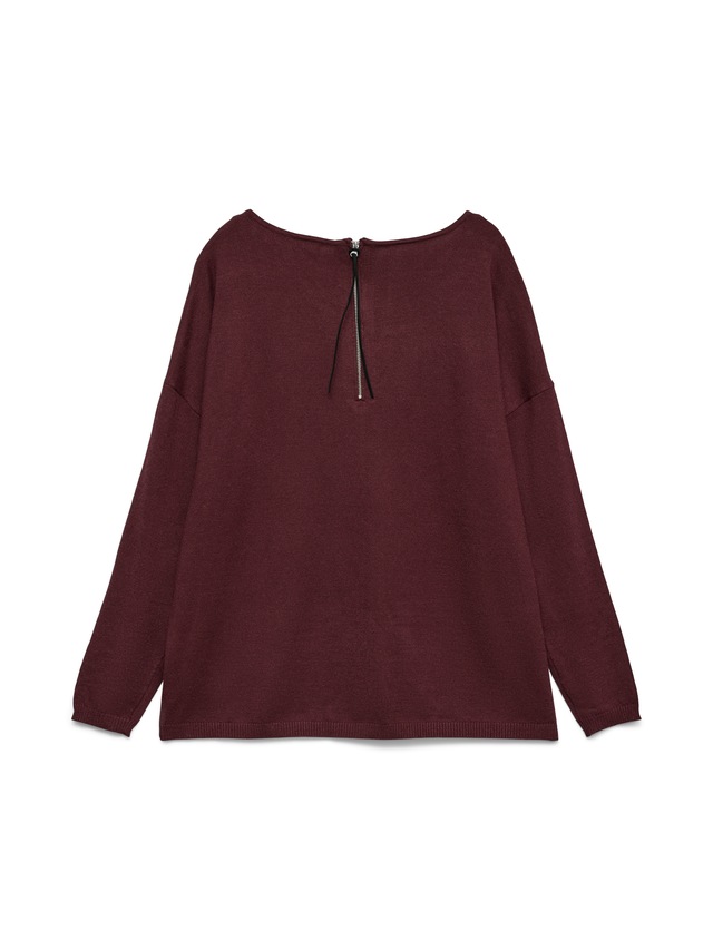 Vero Moda Rundhalspullover »VMBREEZE AURA LS ZIPPER BLOUSE NOOS«