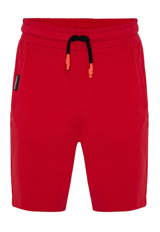 Cipo & Baxx Stoffhose »Shorts« elastischer Bund mit Kordelzug