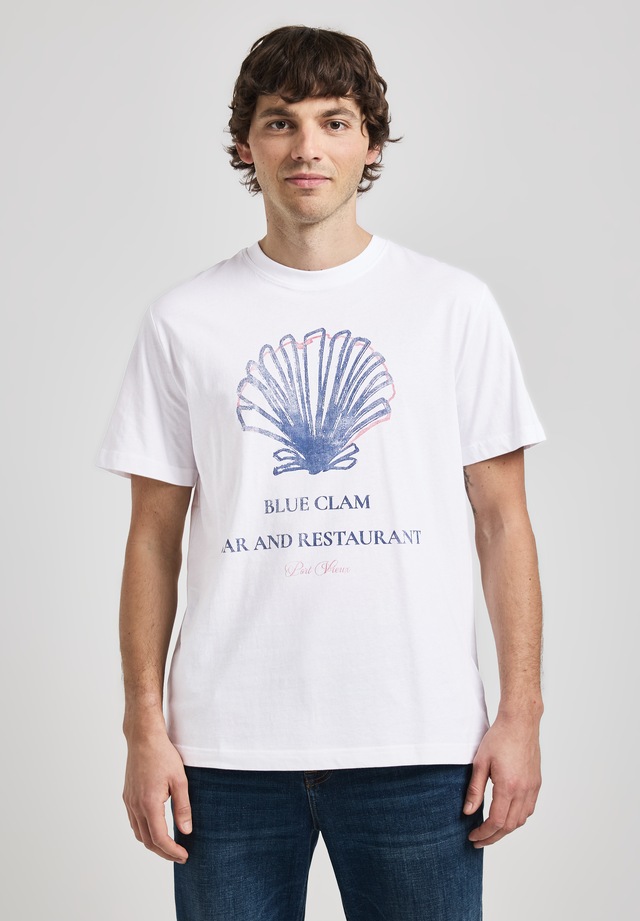 STREET ONE MEN T-Shirt aus reiner Baumwolle