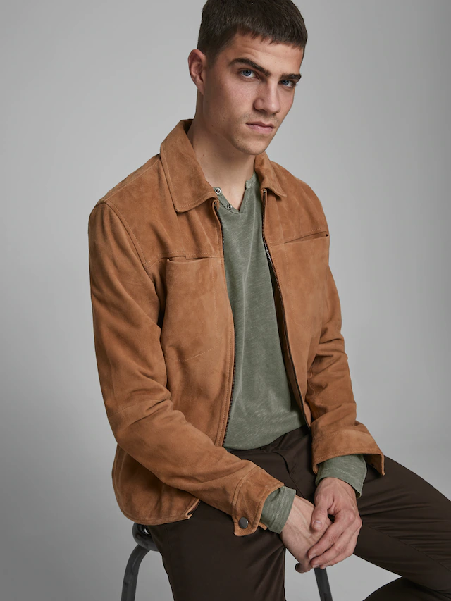 Jack & Jones Langarm-Poloshirt »JJESPLIT NECK TEE LS NOOS« Baumwolle, regular fit
