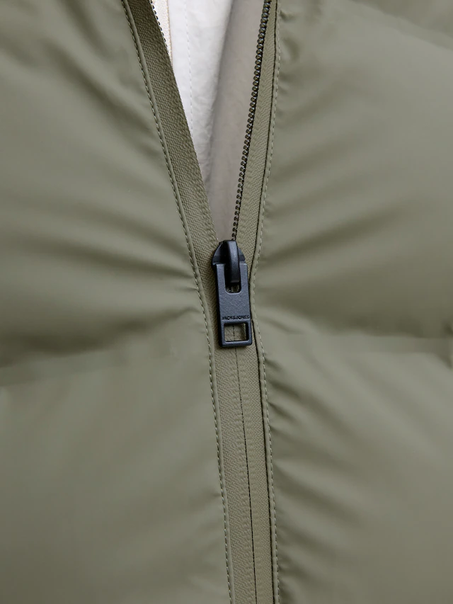 Jack & Jones Steppjacke »JJELEMENTS PU PUFFER SN« mit Kapuze