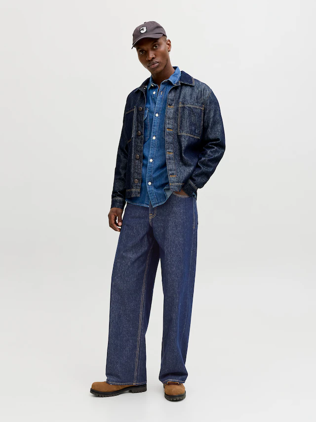 Jack & Jones Relax-fit-Jeans »JJIDAVE JJORIGINAL SQ 081 SN«