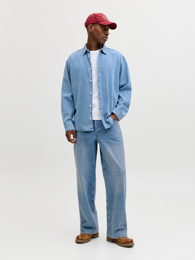Jack & Jones Relax-fit-Jeans »JJIDAVE JJORIGINAL SQ 081 SN«