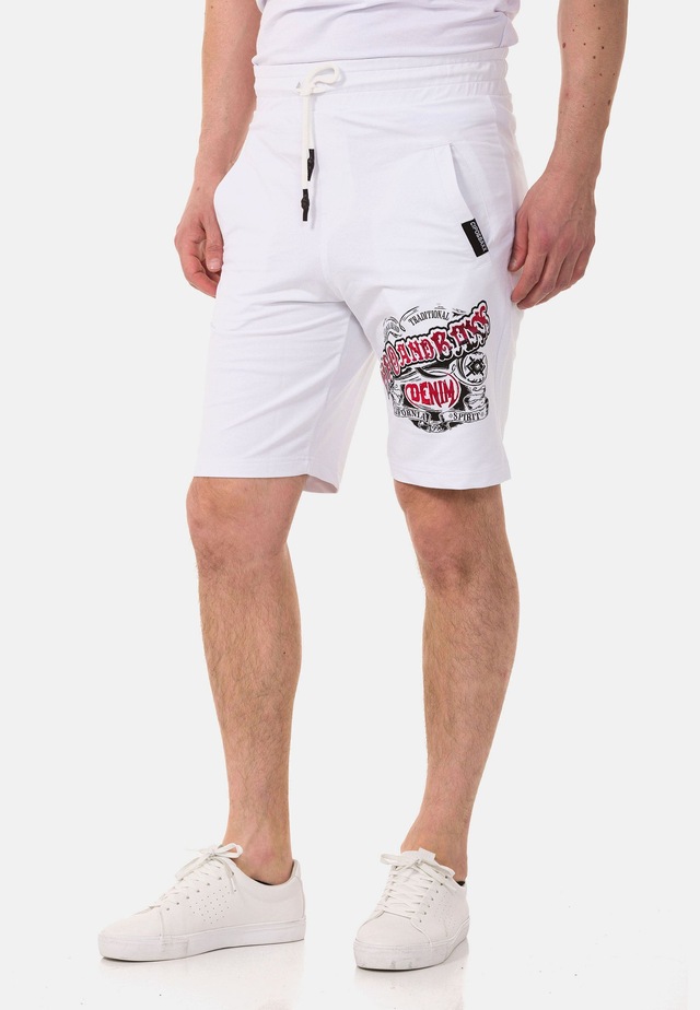 Cipo & Baxx Stoffhose »Hose« mit Bein-Print
