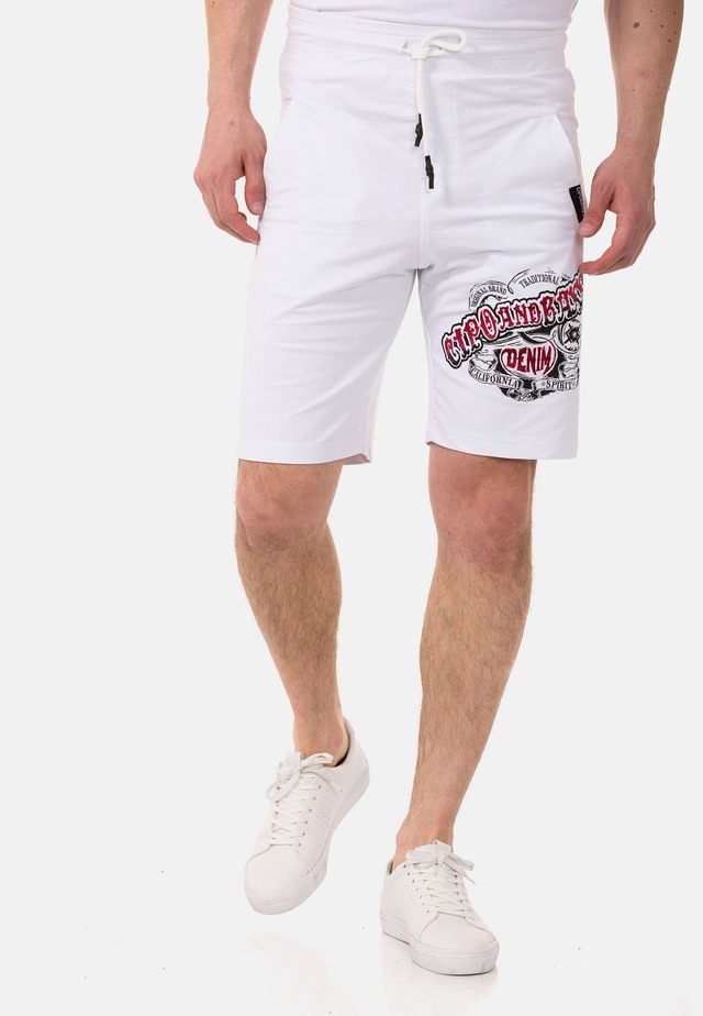 Cipo & Baxx Stoffhose »Hose« mit Bein-Print