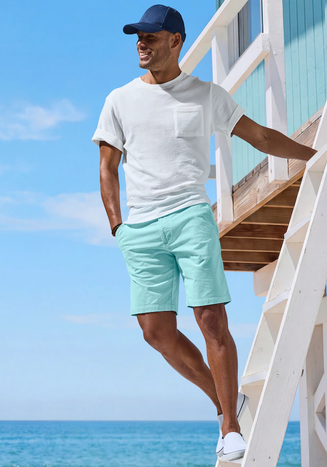 H.I.S Shorts »Bermuda, Cordhose« aus elastischer Cord-Qualität