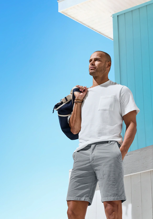H.I.S Shorts »Bermuda, Cordhose« aus elastischer Cord-Qualität