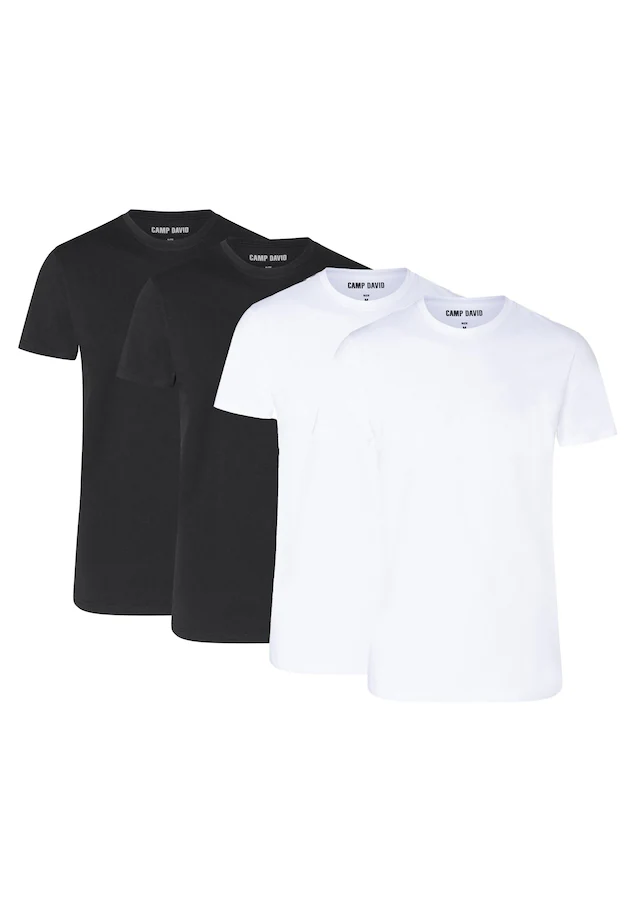 CAMP DAVID T-Shirt »T-Shirt 4er Pack«