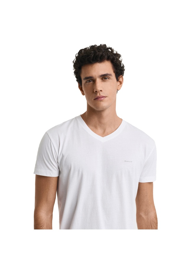 Gant T-Shirt »T-Shirt V-NECK T-SHIRT 2-PACK 2er Pack«