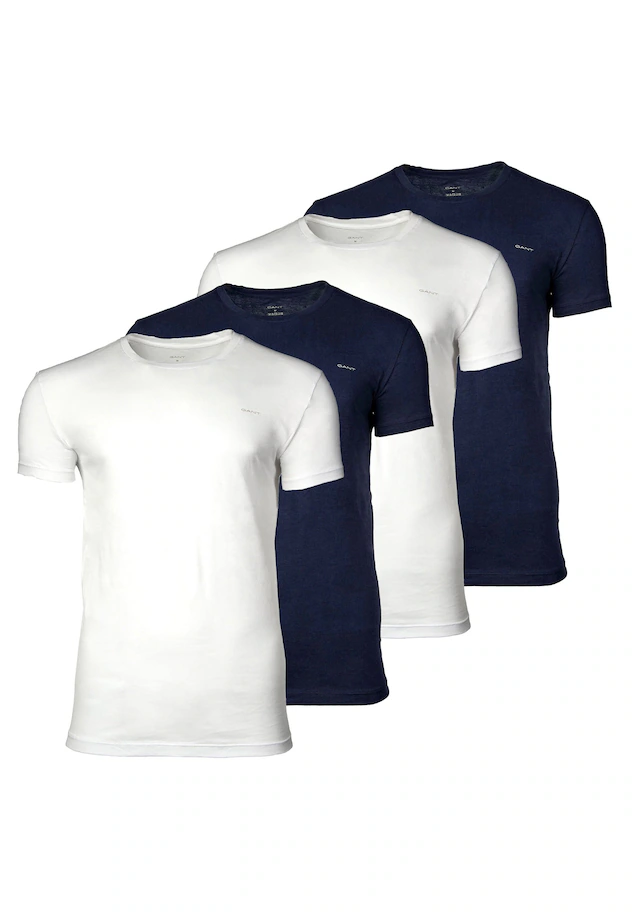 Gant T-Shirt »T-Shirt C-NECK T-SHIRT 4-PACK 4er Pack«