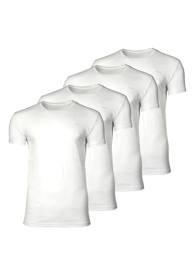 Gant T-Shirt »T-Shirt C-NECK T-SHIRT 4-PACK 4er Pack«
