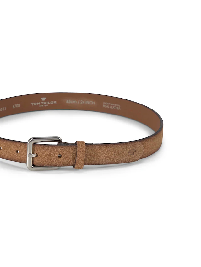 TOM TAILOR »TTDAISY« 2,5 cm breiter Kinder Gürtel, Mädchen, Veloursleder-Optik