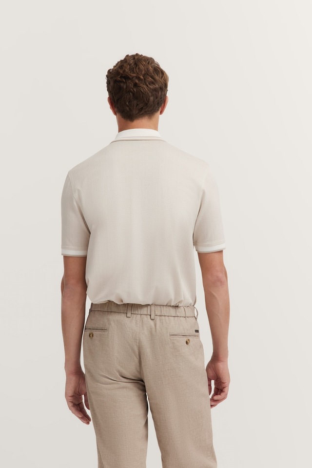 bugatti Poloshirt mit körpernaher Passform