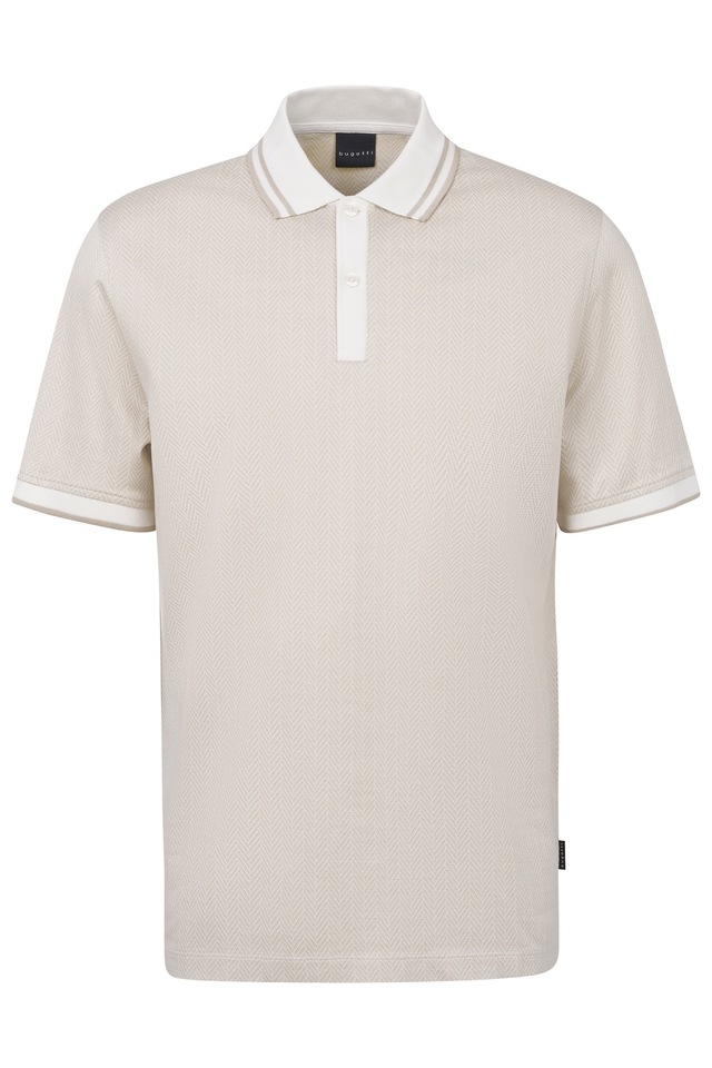 bugatti Poloshirt mit körpernaher Passform