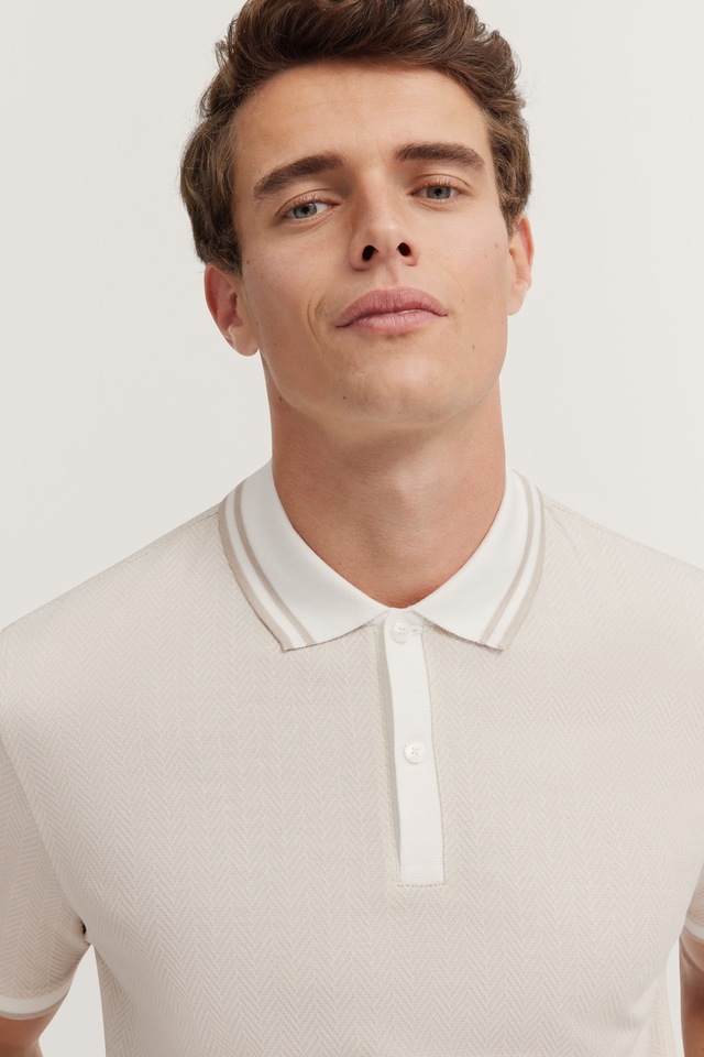 bugatti Poloshirt mit körpernaher Passform