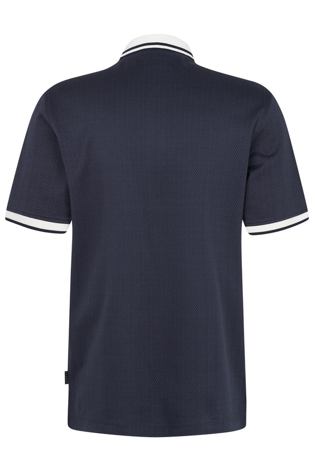 bugatti Poloshirt mit körpernaher Passform
