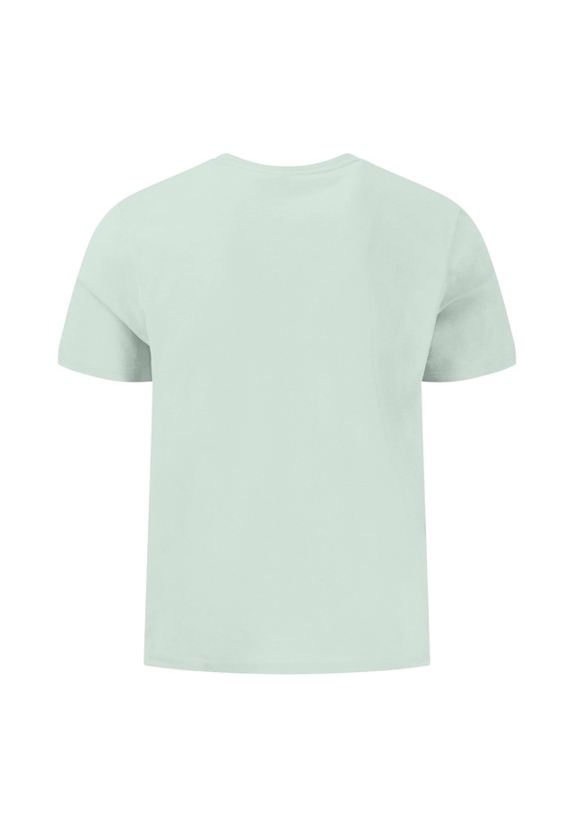 FYNCH-HATTON T-Shirt normale Passform, Kurzarm, hüftbedeckende Länge, aus Baumwolle