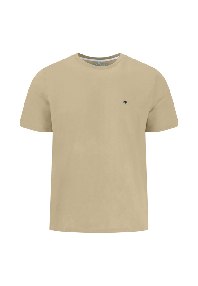 FYNCH-HATTON T-Shirt normale Passform, Kurzarm, hüftbedeckende Länge, aus Baumwolle