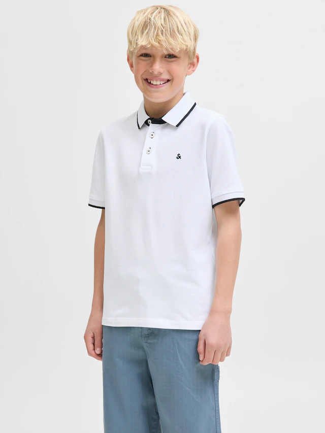 Jack & Jones Junior Poloshirt »JJEPAULOS POLO SS NOOS JNR«