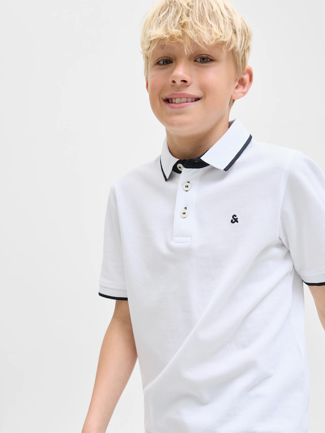 Jack & Jones Junior Poloshirt »JJEPAULOS POLO SS NOOS JNR«